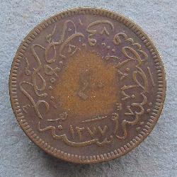 Turecko 40 para 1861