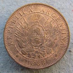 Argentinien 2 Centavo 1888