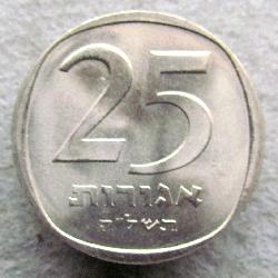 Израиль 25 агорот 1975