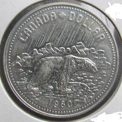 Канада 1 доллар 1980