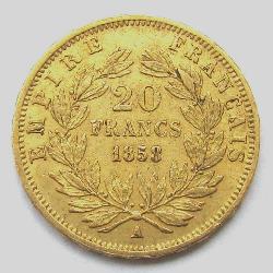 France 20 Fr 1858 A