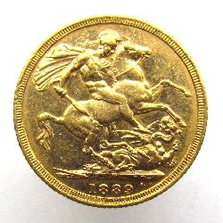 Velká Británie Sovereign 1889