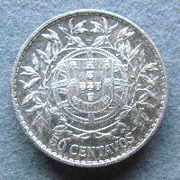 Portugal 50 centavos 1916