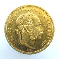 Österreich-Ungarn 20 Fr / 8 Frt 1878 KB