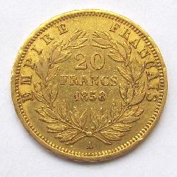 France 20 Fr 1858 A