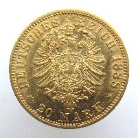 Prussia 20 Marks 1888 A