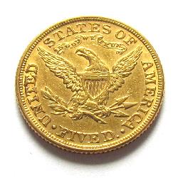 USA 5 $ 1881