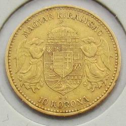 Австро-Венгрия 10 крон 1904 КВ