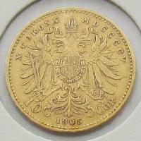 Austria Hungary 10 korun 1905