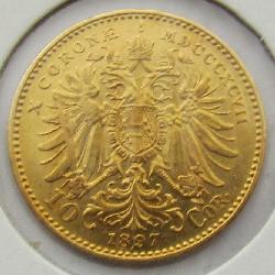 Austria Hungary 10 korun 1897