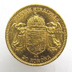 Austria Hungary 20 korun 1914 KB