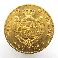 Spanien 40 Real 1864