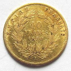 Франция 10 Fr 1860 А