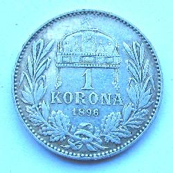 Австро-Венгрия 1 кронa 1896 KB