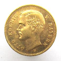 Bavaria 10 Marks 1905 D