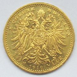Austria Hungary 10 korun 1910