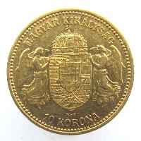 Austria Hungary 10 korun 1897 KB