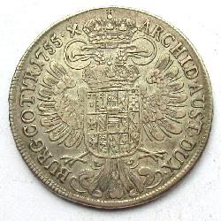 Austria Hungary Thaler 1755