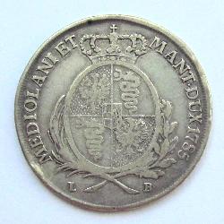 1 scudo = 6 lire = Thaler 1785