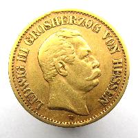 Hessen 10 Marks 1875 H