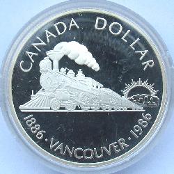 Канада 1 доллар 1986