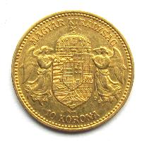 Австро-Венгрия 10 крон 1902 КВ