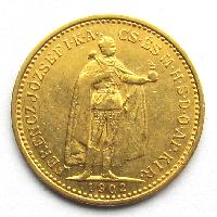 Австро-Венгрия 10 крон 1902 КВ