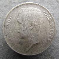 Belgium 1 franc 1913