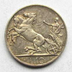 Italy 10 lire 1927