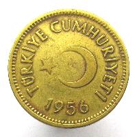 Türkei 25 kurush 1956