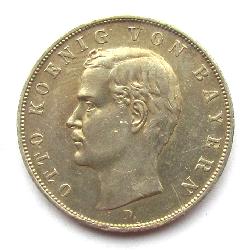 Бавария 3 марки 1909 D