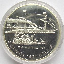 Канада 1 доллар 1991