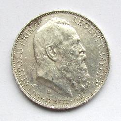 Бавария 3 марки 1911 D