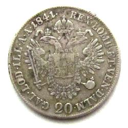 Rakousko-Uhersko 20 kreuzer 1841 A