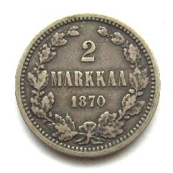 Финляндия 2 Mарки 1870 S