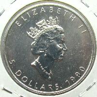 5 dolarů 1990