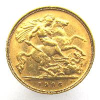 Great Britain 1/2 Sovereign 1906