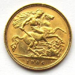 Great Britain 1/2 Sovereign 1906