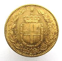 Italy 20 lire 1883