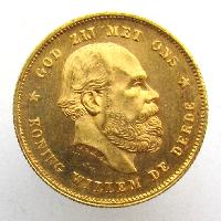 Nizozemsko 10 Gulden 1877