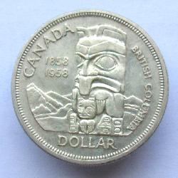 Канада 1 доллар 1958