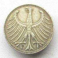 Germany 5 DM 1951 F
