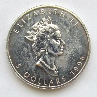 5 dolarů 1998