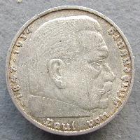 Germany 5 RM 1937 J
