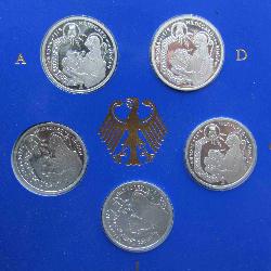 Набор 10 марок 1998 A, D, F, G, J