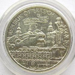Rakousko 10 euro 2011