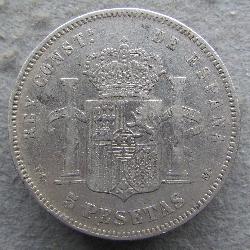 Španělsko 5 pts 1891