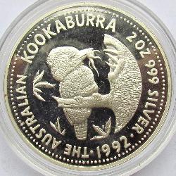 Austrálie 2 dolar 1992