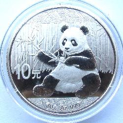 Čína 10 juan 2017 Panda