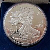 USA 1/2 pound silver 1992